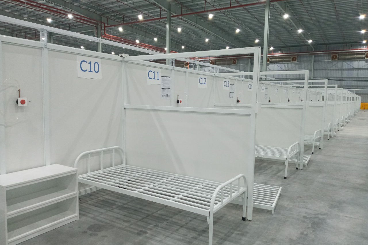 Thi công tại bệnh viện dã chiến TPHCM 10